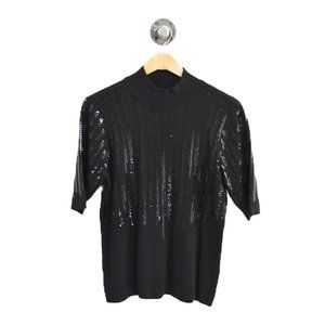 Alfani Sequin Mock Neck Sweater #122-19